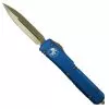 Microtech Blue Ultratech OTF Auto Knife, Bronzed Dagger Blade -Knife Shop MT122 13BL 1 83909.1649789623