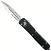 Microtech 122-5 Contoured Ultratech D/E OTF Auto Knife, Satin Combo Blade