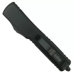 Microtech UTX70 OTF Knife, Black Drop Point Combo Blade -Knife Shop MT148 2T 2 44876.1667245419