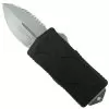 Microtech Black Exocet OTF Auto Knife, Fully Serrated Dagger Blade -Knife Shop MT157 12 1 75575.1666474708