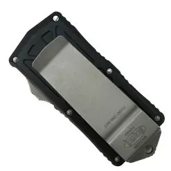 Microtech Black Exocet OTF Auto Knife, Apocalyptic Serrated Dagger Blade -Knife Shop MT157 12AP 2 74643.1670370479