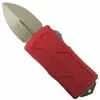 Microtech Red Exocet OTF Auto Knife, Bronze Stonewash Blade -Knife Shop MT157 13RD 1 45409.1670365875