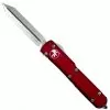 Microtech Red Ultratech Spartan OTF Auto Knife, Stonewash Blade -Knife Shop MT223 10CCRD 1 of 2 39664.1549643217