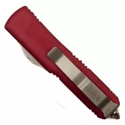 Microtech 231-10RD Red UTX-85 S/E OTF Auto Knife, Stonewash Blade -Knife Shop MT231 10RD 3 12043.1553269581