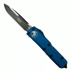Microtech 231-1BL Blue UTX-85 S/E OTF Auto Knife, Black Blade