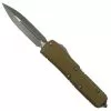 Microtech Signature Series Tan G10 UTX-85 OTF Auto Knife, Apocalyptic Dagger Blade -Knife Shop MT232 10APGTTAS 2 42026.1631386572