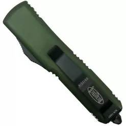 Microtech 232-1OD OD Green Contoured UTX-85 D/E OTF Auto Knife, Black Blade -Knife Shop MT232 1OD 3 02176.1533222171
