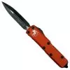 Microtech Orange UTX-85 Dagger OTF Auto Knife, Black Blade