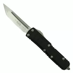 Microtech Signature Series UTX-85 OTF II Auto Knife, Stonewash Tanto