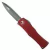 Microtech Red Hera OTF Knife, Apocalyptic Fully Serrated Dagger Blade -Knife Shop MT702 12APRD 1 84452.1676130186