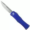 Microtech Purple Hera OTF Knife, Stonewash Part Serrated Blade -Knife Shop MT703 11PU 1 89321.1676129666