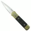 Pro-Tech 7114 Fat Carbon Inlay Bronze Aluminum Godson Auto Knife, Satin Blade -Knife Shop PT7114BlkCamo 1 68135.1665240761