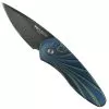 ProTech Custom Ti Engraved Sprint Auto Knife, Damascus Blade -Knife Shop PTSprint002 2 73277.1666965716