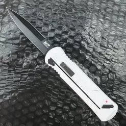 Smith & Wesson Exclusive Storm Trooper OTF Spring Assist Knife, Black Blade