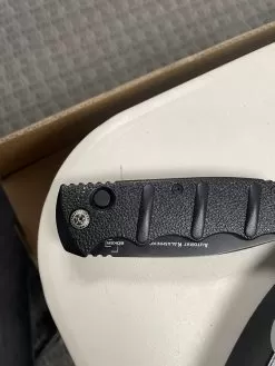 Boker SCRATCH & DENT Kalashnikov 74 Auto Knife, D2 Black Combo Blade-2 -Knife Shop boker 67486.1678140663