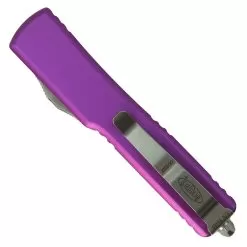 Microtech Violet CA Legal UTX70 OTF Knife, Stonewash Blade -Knife Shop ca14810via 75145.1655825984