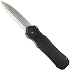 Piranha Excalibur Double Action OTF Knife, Stonewash Blade